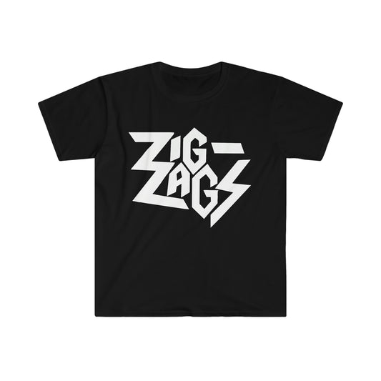 Zig Zags "Logo" Black T-Shirt