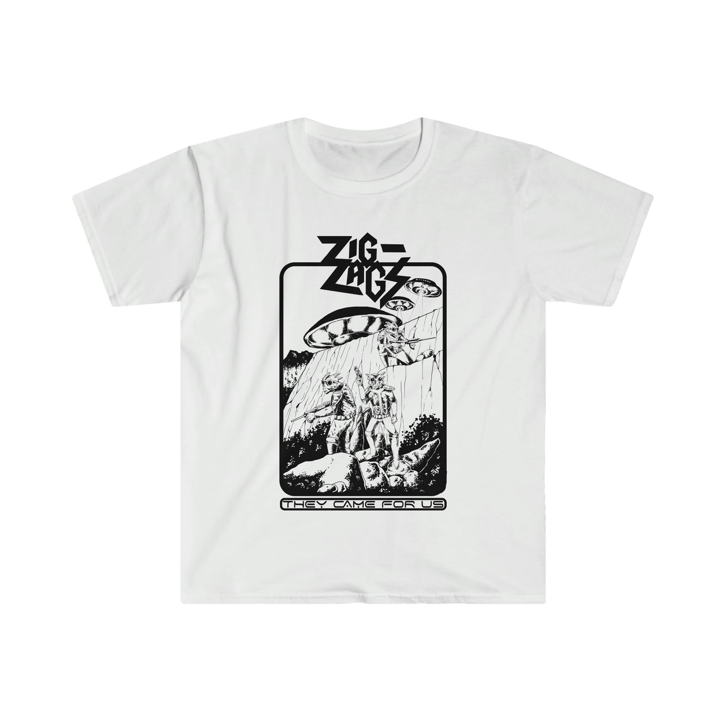 Zig Zags "They Came For Us" Shirt White