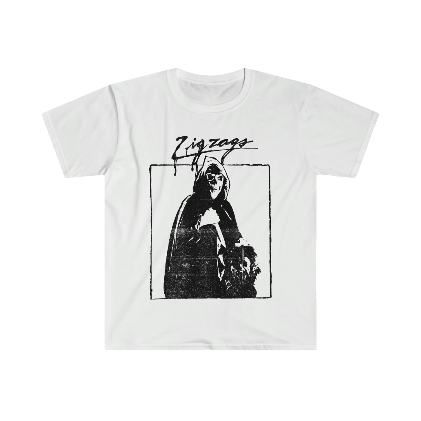 Zig Zags "Slashing" T-Shirt White